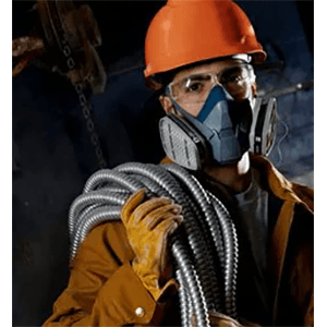 Medium 6502/49489 Rugged Comfort Half Facepiece Reusable Respirator Alt 4 - Image