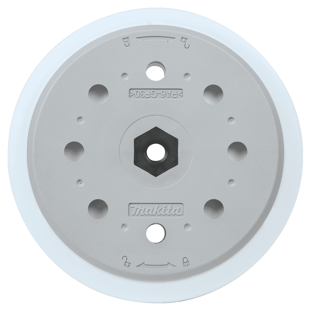 6" Hook/Loop Round Super Soft Sanding Backing Pad Main - Image