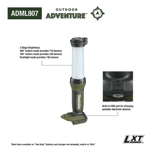 18V LXT L.E.D. Lantern/Flashlight, Flashlight Only Alt 1 - Image