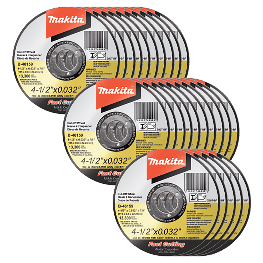4‑1/2" x .032" x 7/8" Ultra Thin Cut‑Off Wheel, 25/Pack Alt 8 - Image