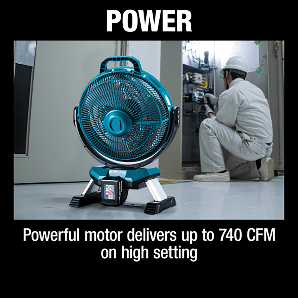 13" Fan 18V LXT Lithium‑Ion Cordless/Corded, Tool Only Alt 14 - Image