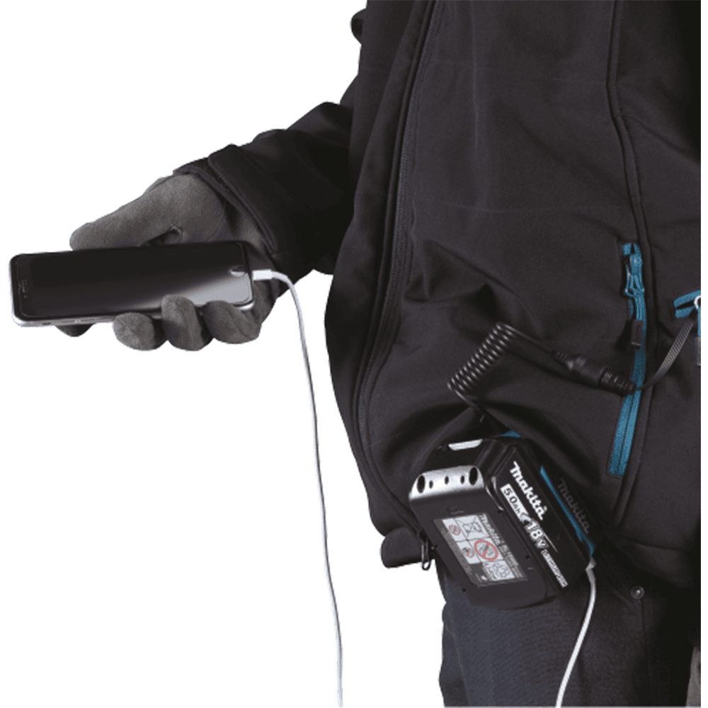 18V LXT Lithium‑Ion XL Cordless Heated Jacket, Black Alt 13 - Image