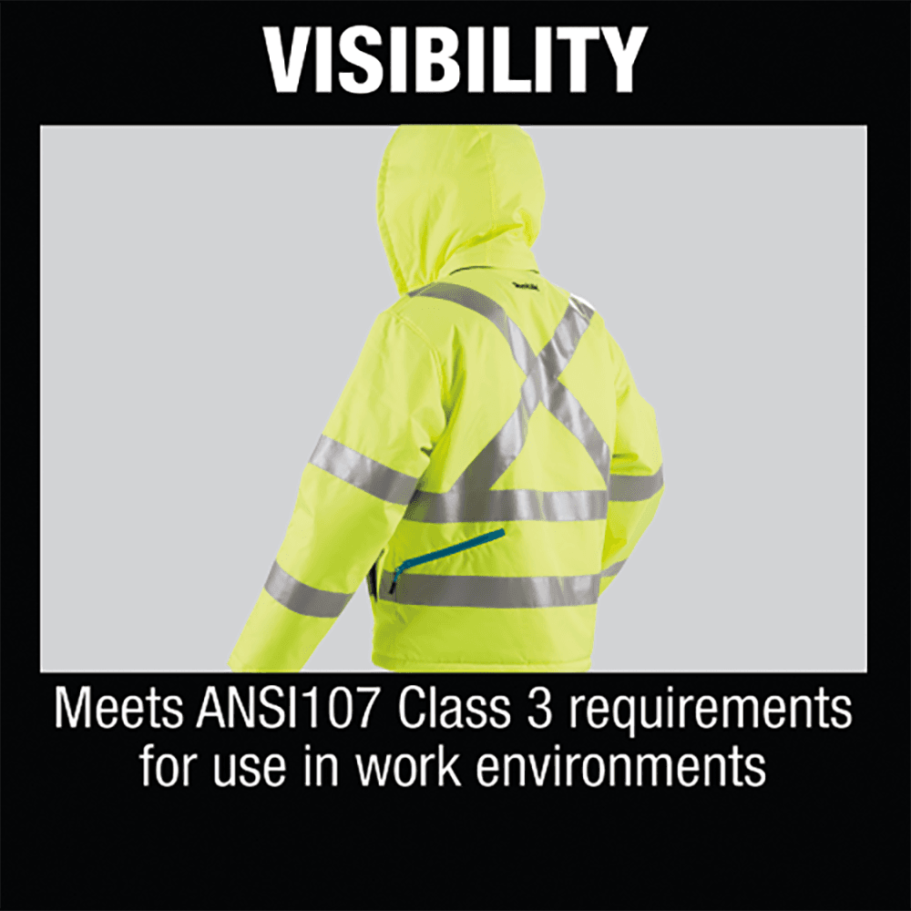 18V LXT Lithium‑Ion 2XL Cordless High Visibility Heated Jacket Alt 10 - Image