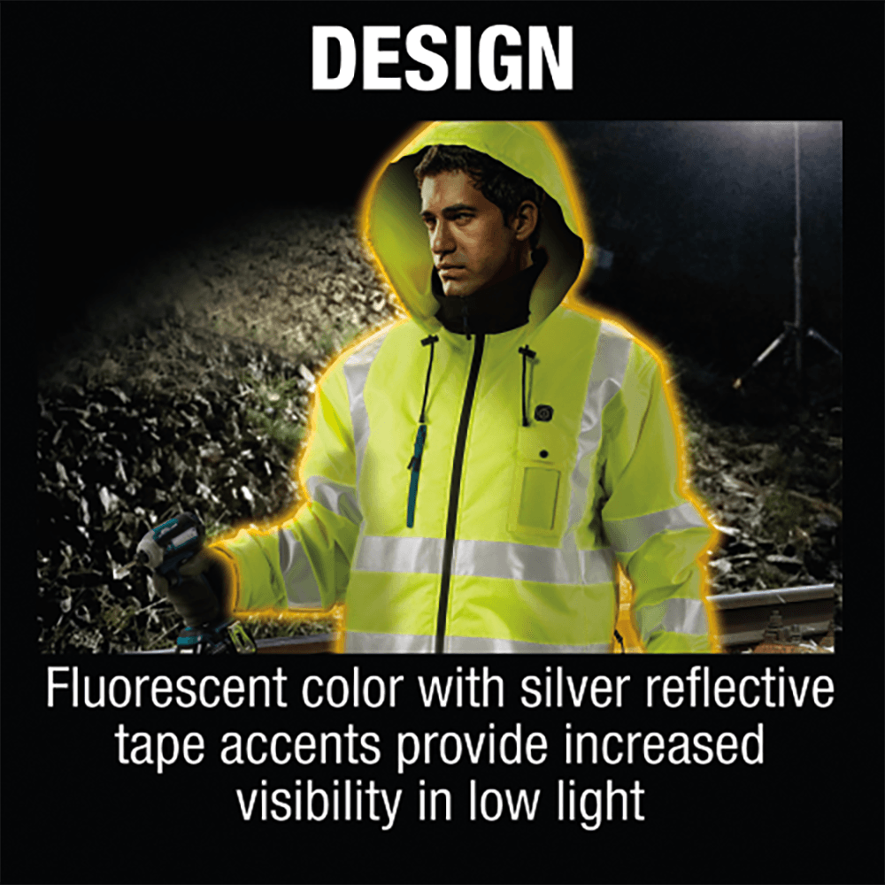 18V LXT Lithium‑Ion XL Cordless High Visibility Heated Jacket Alt 7 - Image