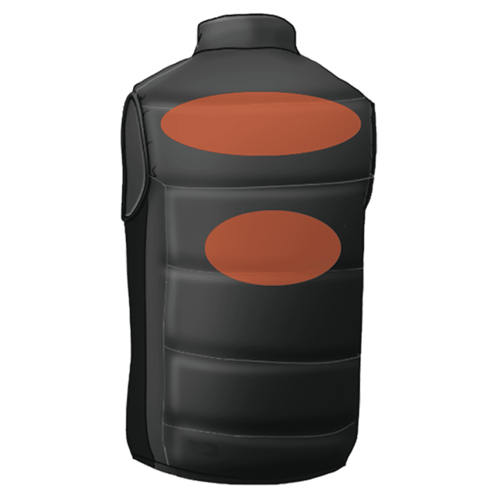 18V LXT Lithium‑Ion 3XL Cordless Heated Vest, Vest Only, Black Alt 3 - Image