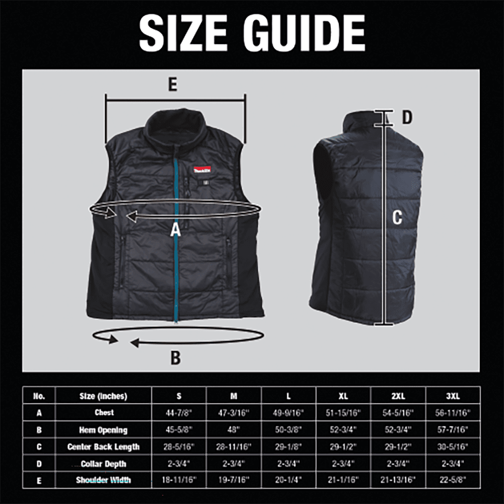 18V LXT Lithium‑Ion XL Cordless Heated Vest, Vest Only, Black Alt 15 - Image