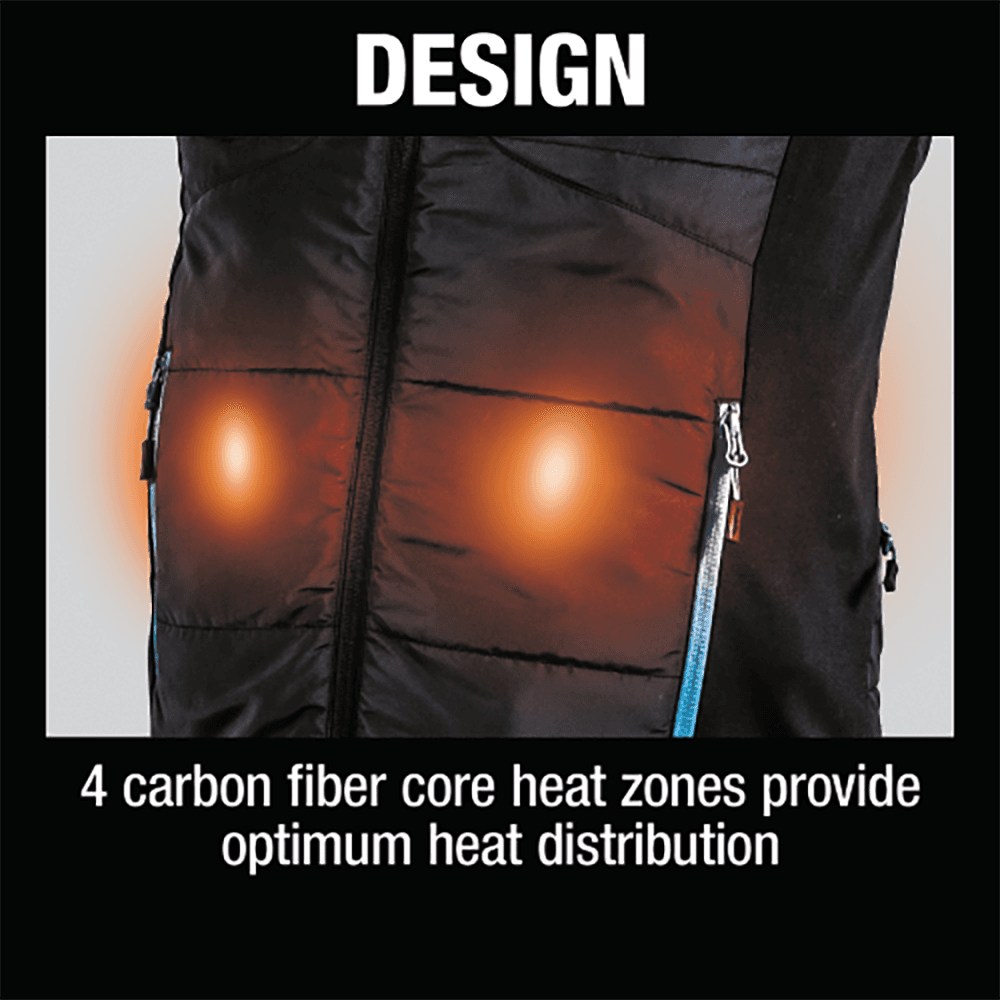18V LXT Lithium‑Ion L-SizeCordless Heated Vest, Vest Only, Black Alt 10 - Image