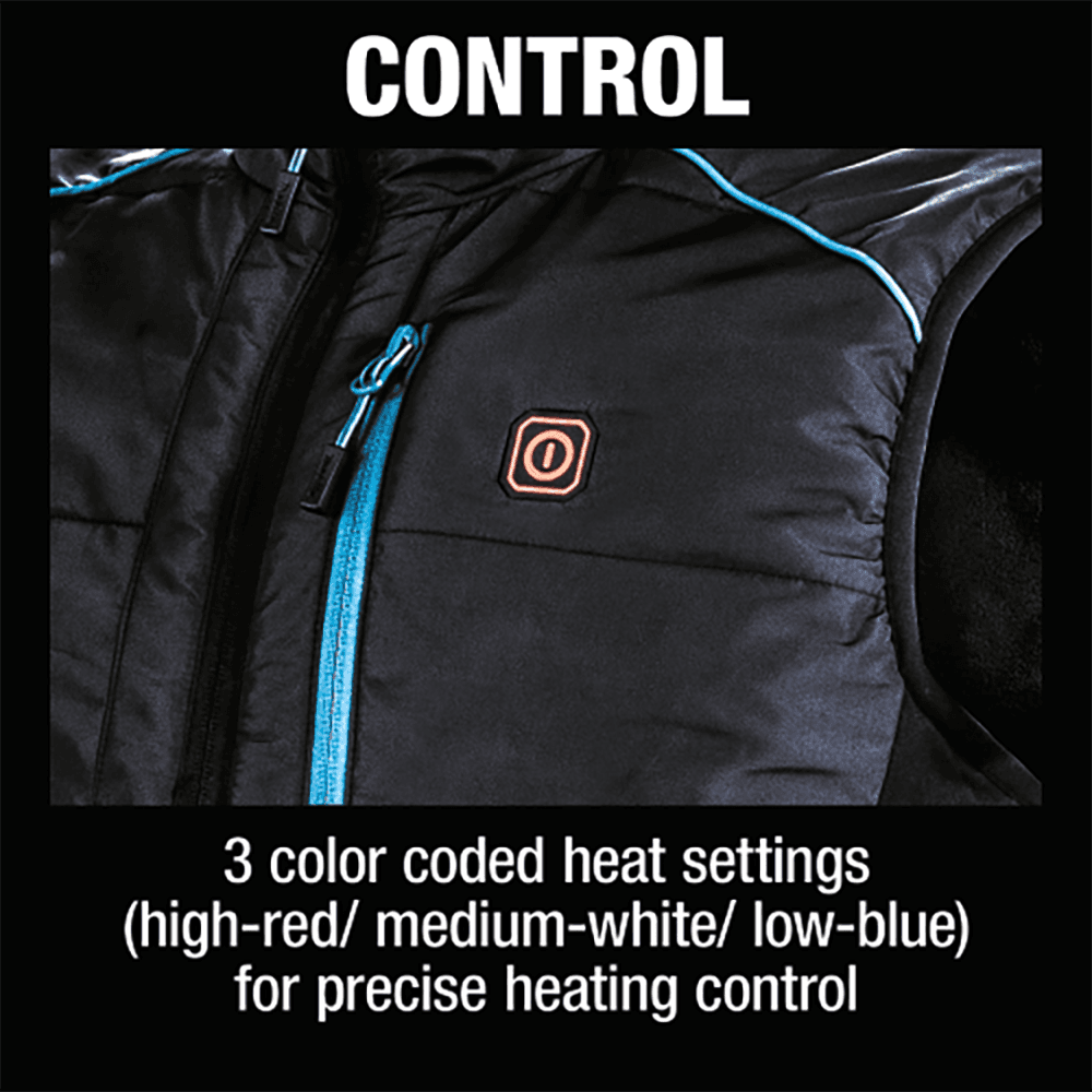 18V LXT Lithium‑Ion L-SizeCordless Heated Vest, Vest Only, Black Alt 8 - Image