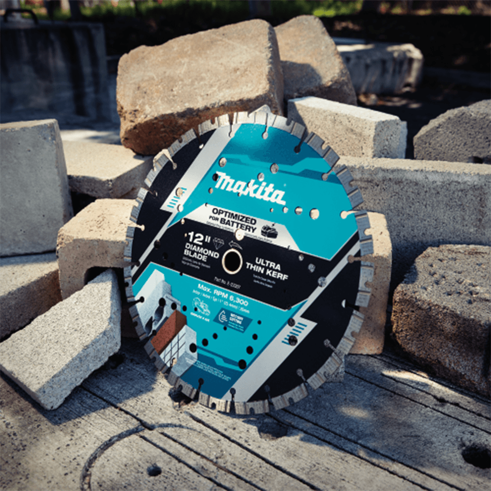 12" Segmented General Purpose Thin Kerf Diamond Blade Alt 5 - Image