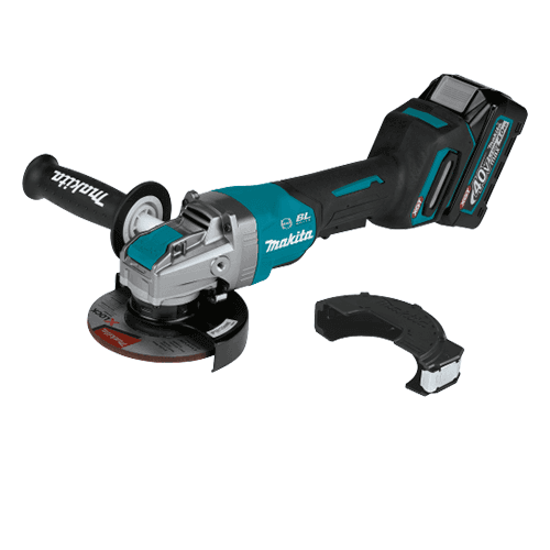 4-1/2" x 5" 40V max XGT Brushless Cordless X-LOCK Paddle Switch Angle Grinder Kit with Electric Brake (4.0Ah) Alt 1 - Image