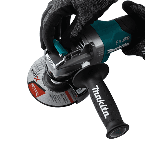 4-1/2" x 5" 40V max XGT Brushless Cordless X-LOCK Paddle Switch Angle Grinder Kit with Electric Brake (4.0Ah) Alt 5 - Image