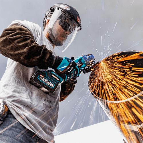 4-1/2" x 5" 40V max XGT Brushless Cordless X-LOCK Paddle Switch Angle Grinder Kit with Electric Brake (4.0Ah) Alt 8 - Image