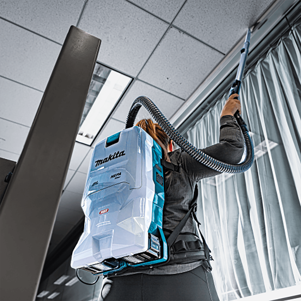 40V Max XGT Brushless Cordless 6 Quart HEPA Filter Dry Backpack Vacuum Kit Alt 10 - Image