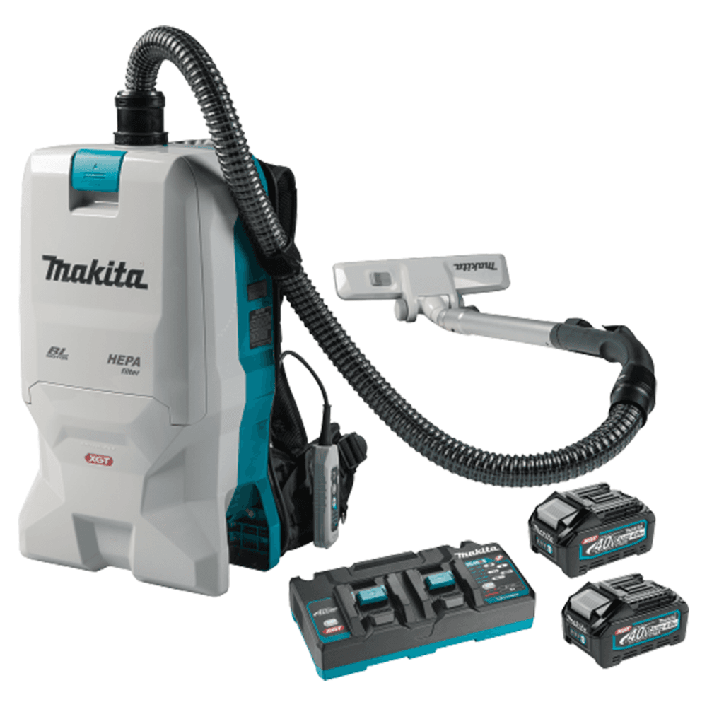 40V Max XGT Brushless Cordless 6 Quart HEPA Filter Dry Backpack Vacuum Kit Main - Image