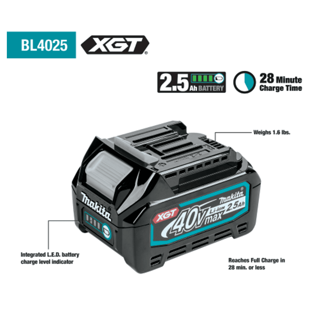 40V Max XGT Brushless Cordless 4‑Speed High‑Torque 1/2" Square Drive Impact Wrench Kit with Friction Ring Anvil (2.5Ah) Alt 2 - Image