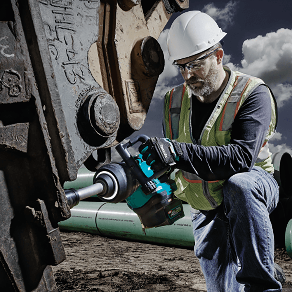 40V Max XGT Brushless Cordless D‑Handle Extended Anvil Impact Wrench kit with Friction Ring (5.0Ah) Alt 11 - Image