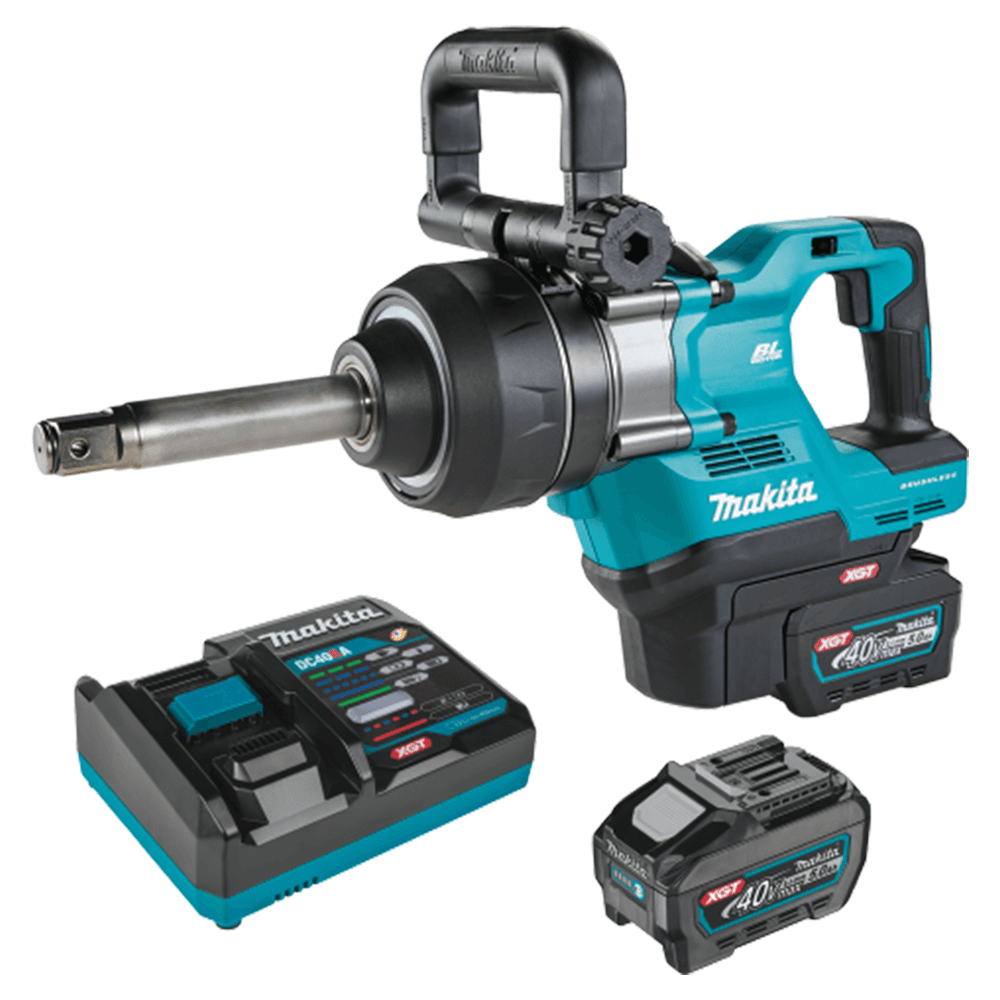 40V Max XGT Brushless Cordless D‑Handle Extended Anvil Impact Wrench kit with Friction Ring (5.0Ah) Main - Image
