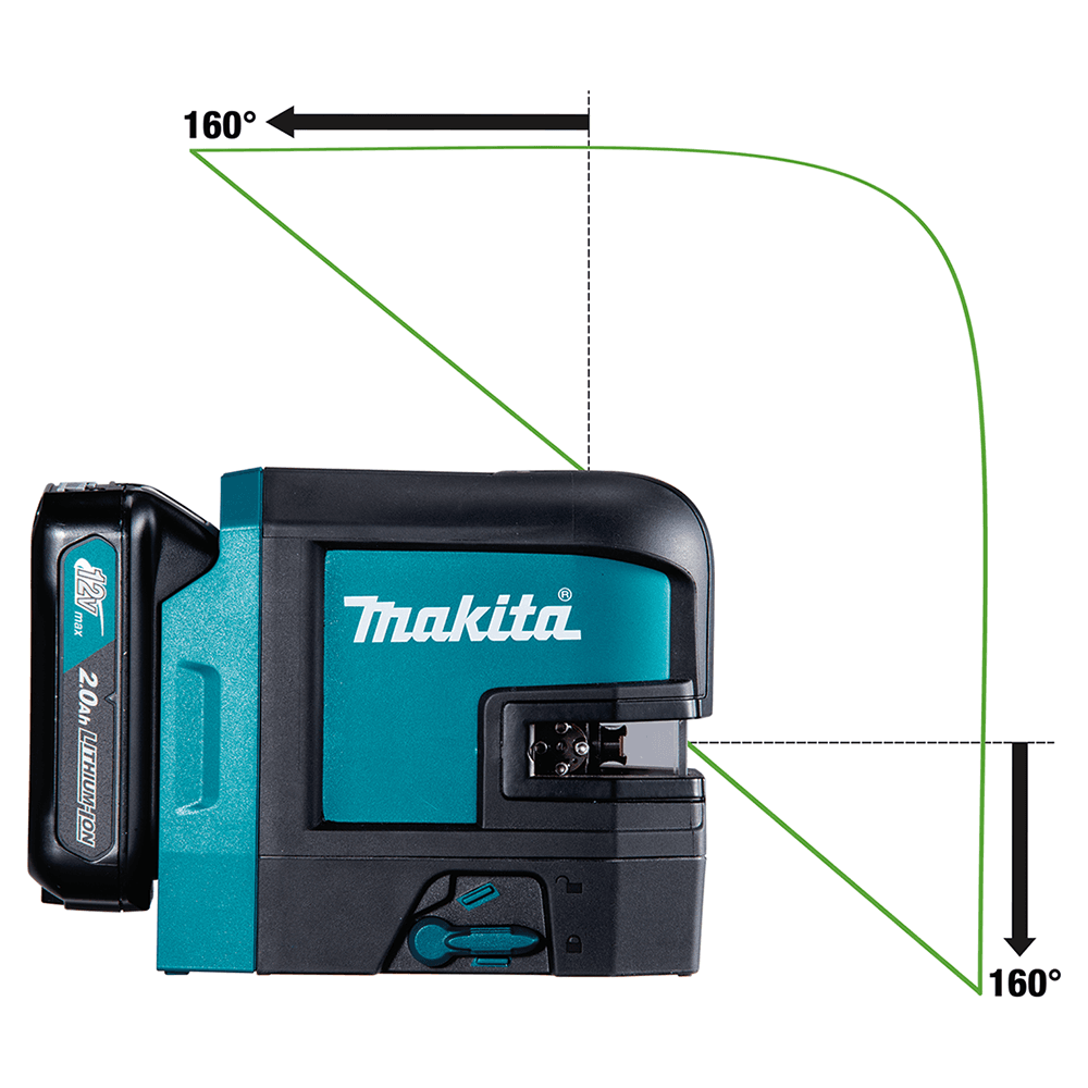 12 V Max CXT Lithium-Ion Cordless Self-Leveling Cross-Line Green Beam Laser Kit (2.0Ah) Alt 13 - Image