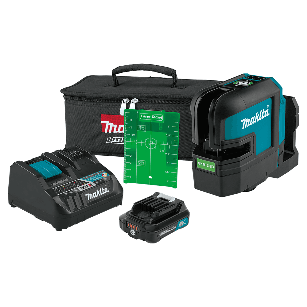 12 V Max CXT Lithium-Ion Cordless Self-Leveling Cross-Line Green Beam Laser Kit (2.0Ah) Main - Image