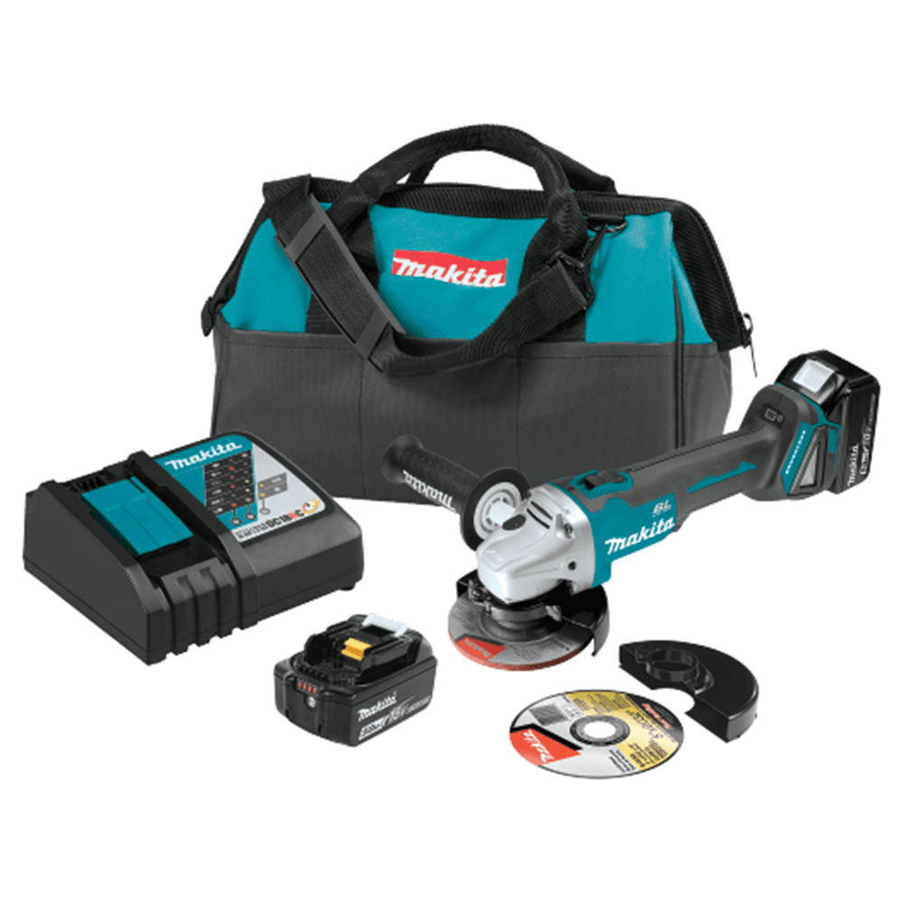 5" 18V LXT Lithium‑Ion Brushless Cordless Cut‑Off/Angle Grinder Kit (5.0Ah) Main - Image