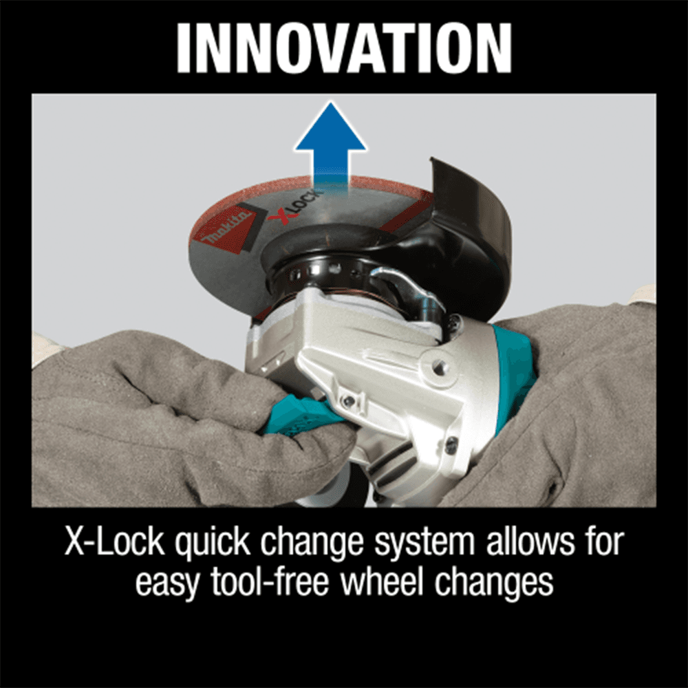 5" 18V LXT Lithium‑Ion Brushless Cordless Paddle Switch X‑LOCK Angle Grinder with AFT Tool Only Alt 11 - Image