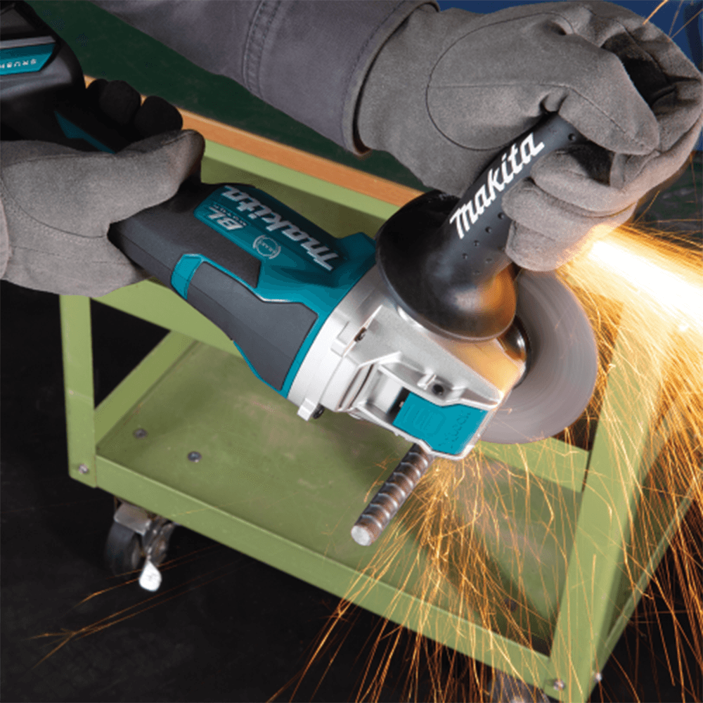 5" 18V LXT Lithium‑Ion Brushless Cordless Paddle Switch X‑LOCK Angle Grinder with AFT Tool Only Alt 14 - Image