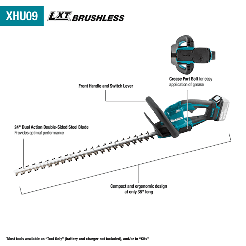 18V LXT Lithium‑Ion Brushless Cordless Hedge Trimmer Kit (4.0Ah) Alt 2 - Image