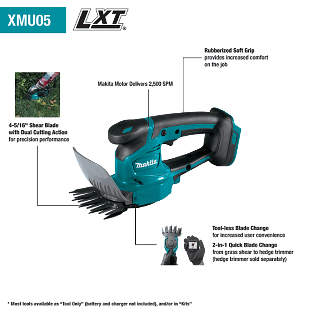 18V LXT Lithium‑Ion Cordless 4‑5/16" Grass Shear, Tool Only Alt 1 - Image