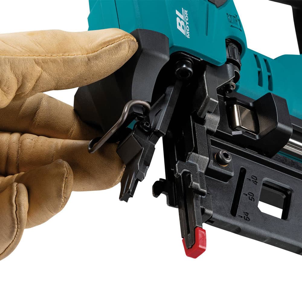 Makita XNB05Z Feature Shot (tool free jam release open)