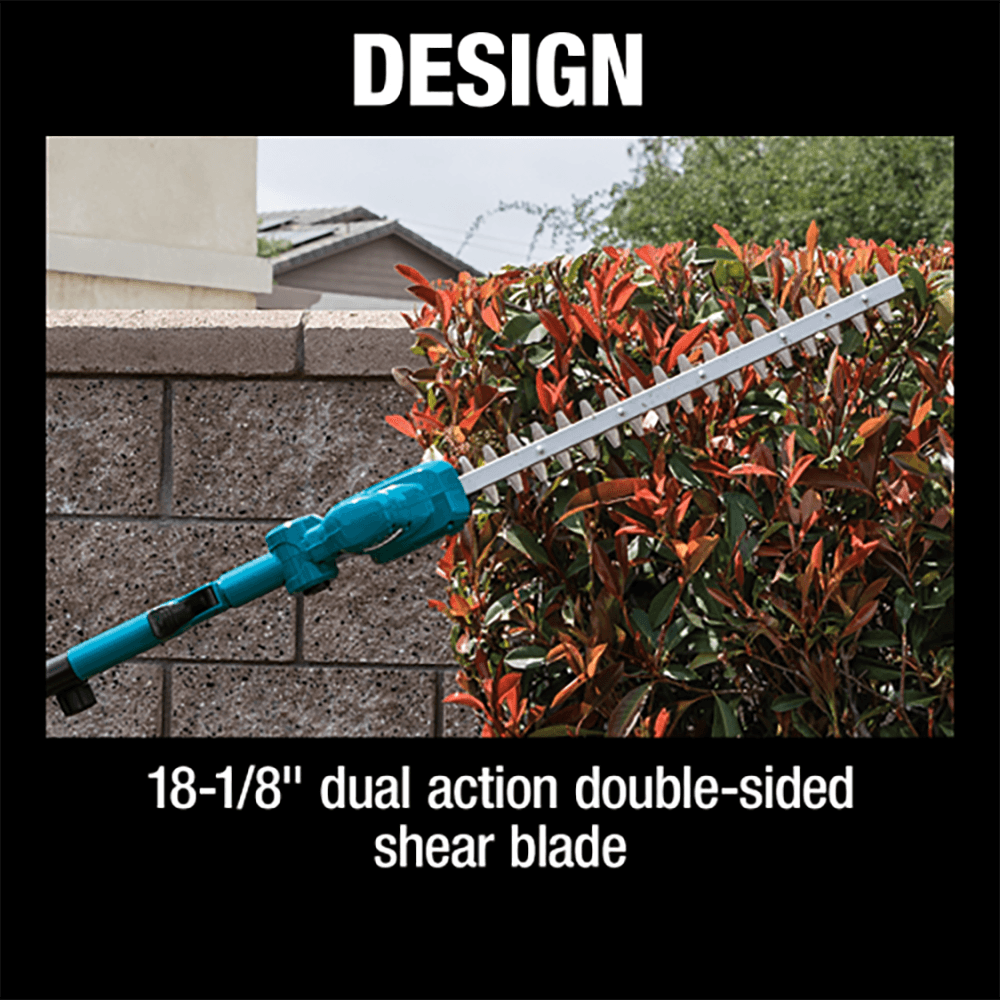 18V LXT Lithium‑Ion Cordless 18" Telescoping Articulating Pole Hedge Trimmer Kit (4.0Ah) Alt 13 - Image