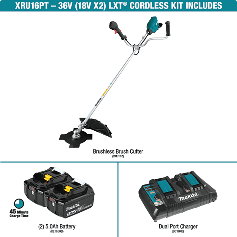 36V LXT Brushless Brush Cutter Kit (5.0Ah) Alt 14 - Image