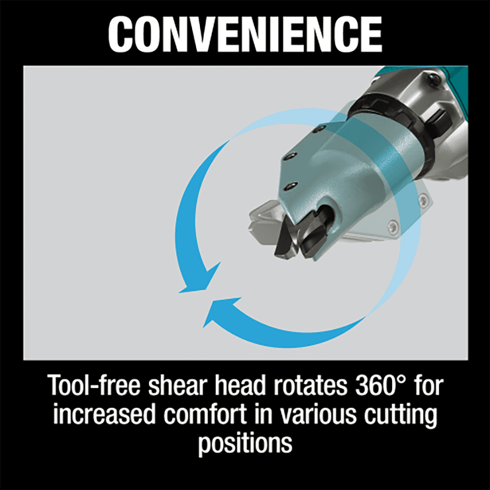 18V LXT Lithium‑Ion Brushless Cordless 14 Gauge Straight Shear, Tool Only Alt 7 - Image