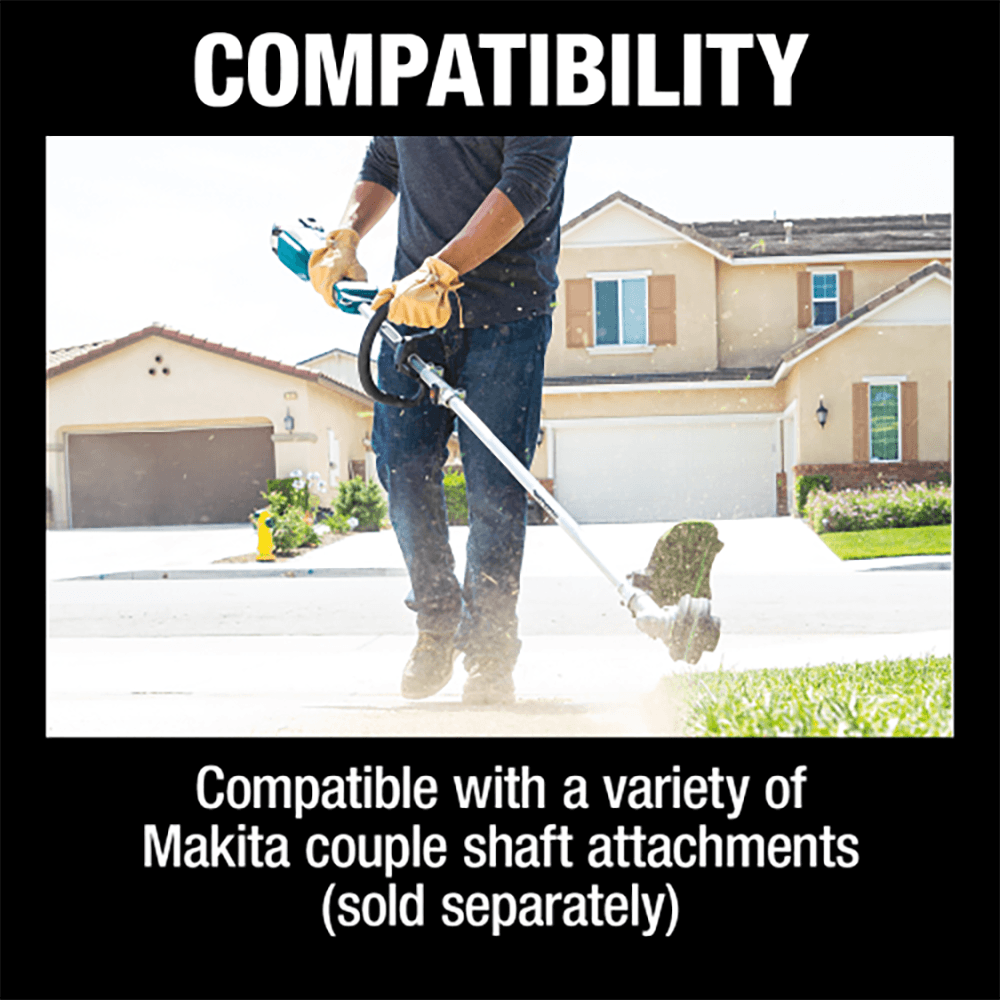 18V LXT Brushless Cordless Couple Shaft Power Head Kit with 13" String Trimmer/Blower Attachments (4.0Ah) Alt 6 - Image