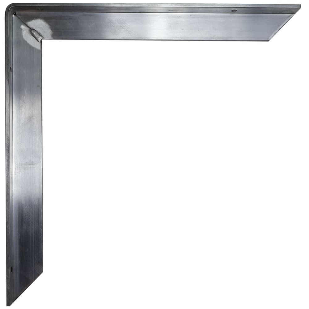 18" Aluminum Counter & Support Bracket, Mill Finish-Main Image