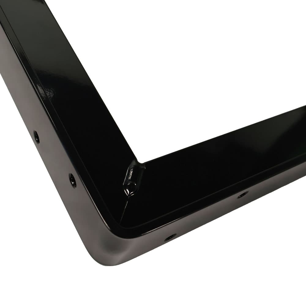 24" Aluminum Counter & Support Bracket, Powder Coat Black Finish-Alternate View