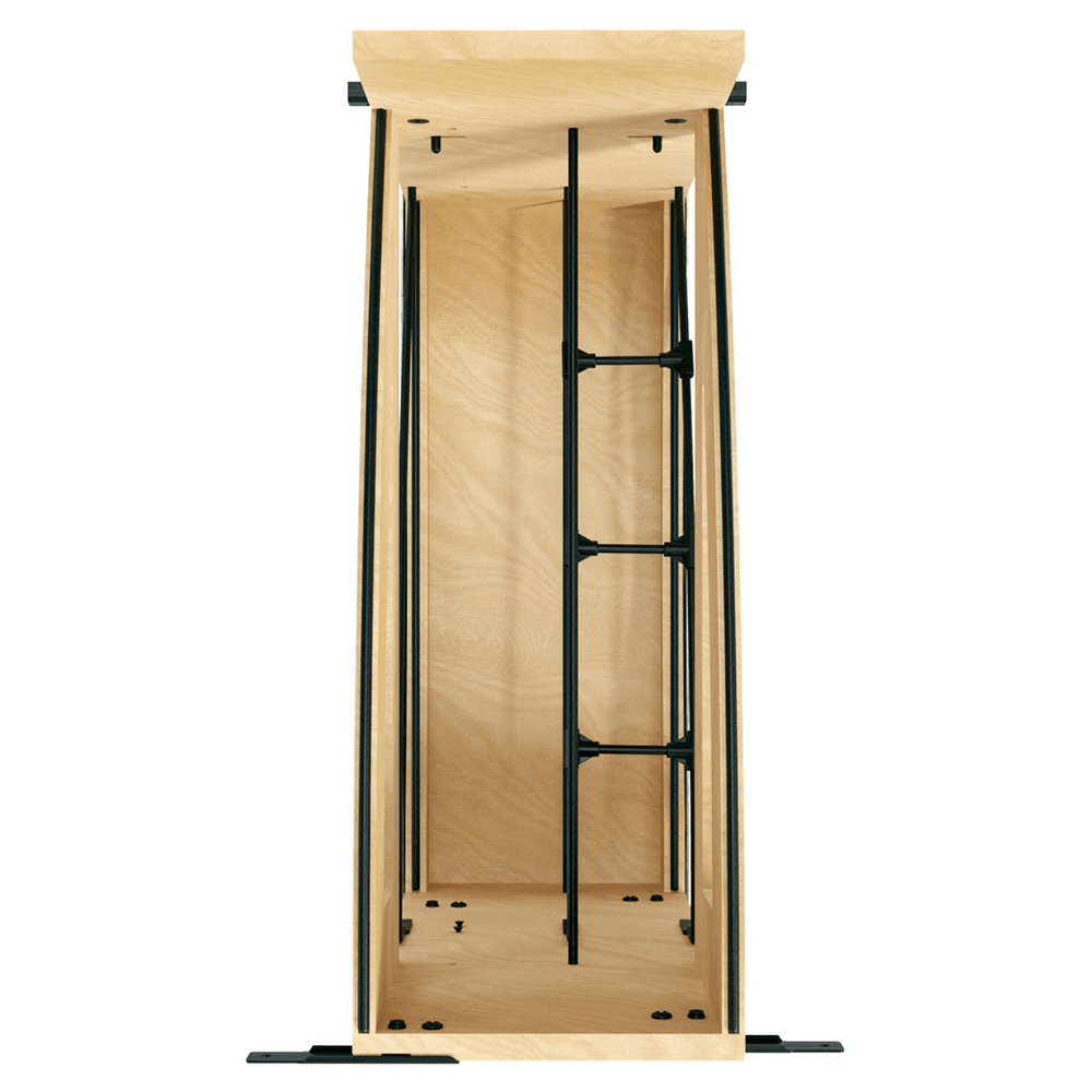 8" Craftsman Base Cabinet Pullout with Tray Divider/Foil Wrap Holder for 12" Base Cabinets, Light Brown Alt 4 - Image