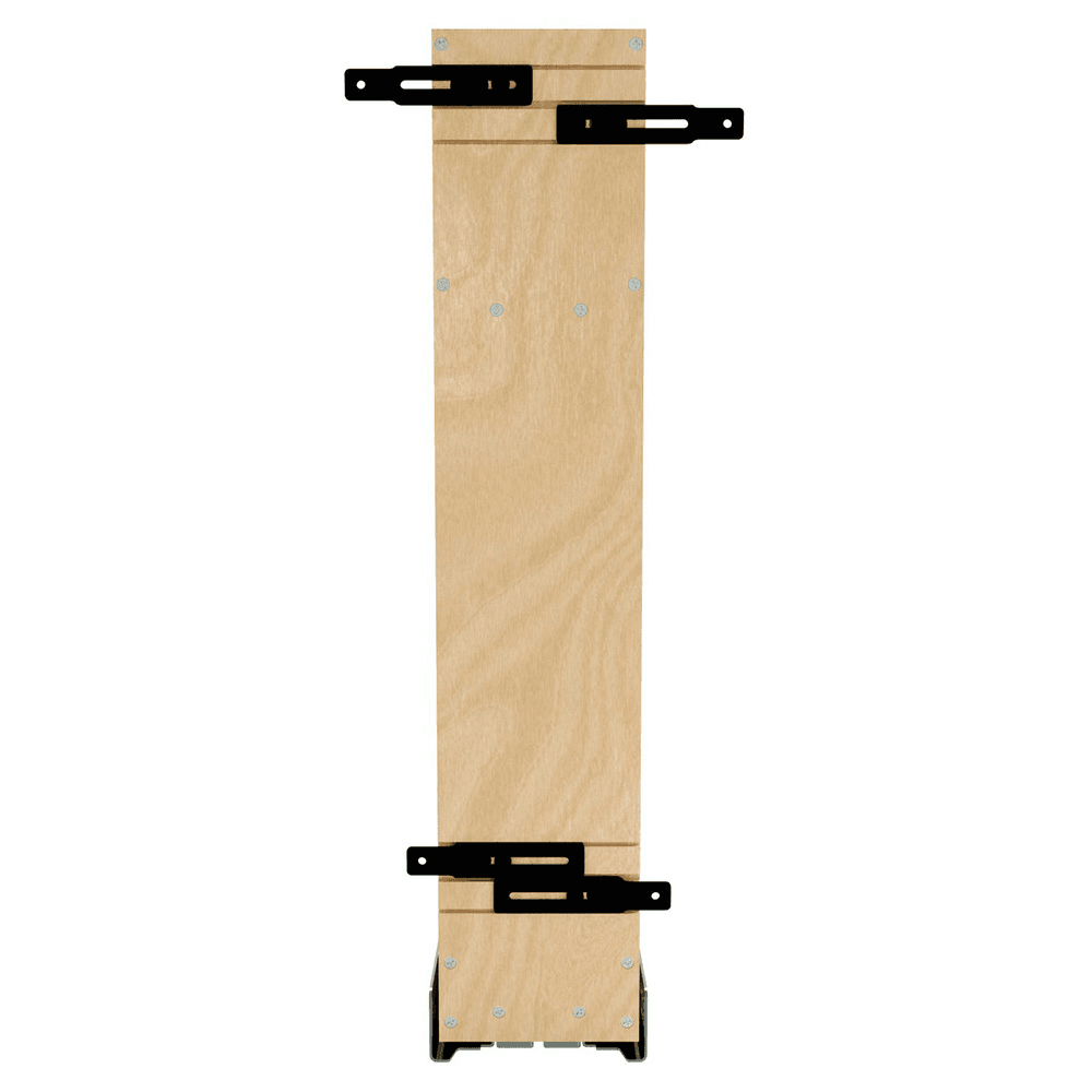 5" Craftsman Knife Block Pullout Organizer with Black Accents for 9" Base Cabinets, Light Brown Alt 4 - Image