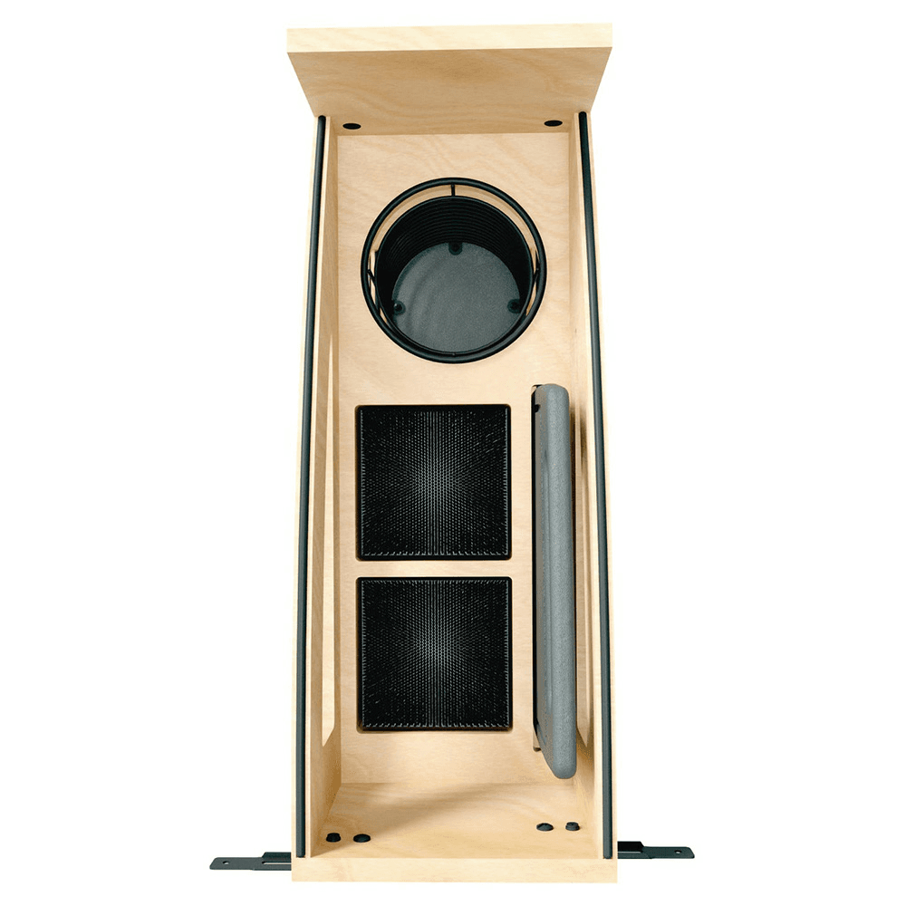 8" Craftsman Knife Block Pullout Organizer with Black Accents for 12" Base Cabinets, Light Brown Alt 3 - Image