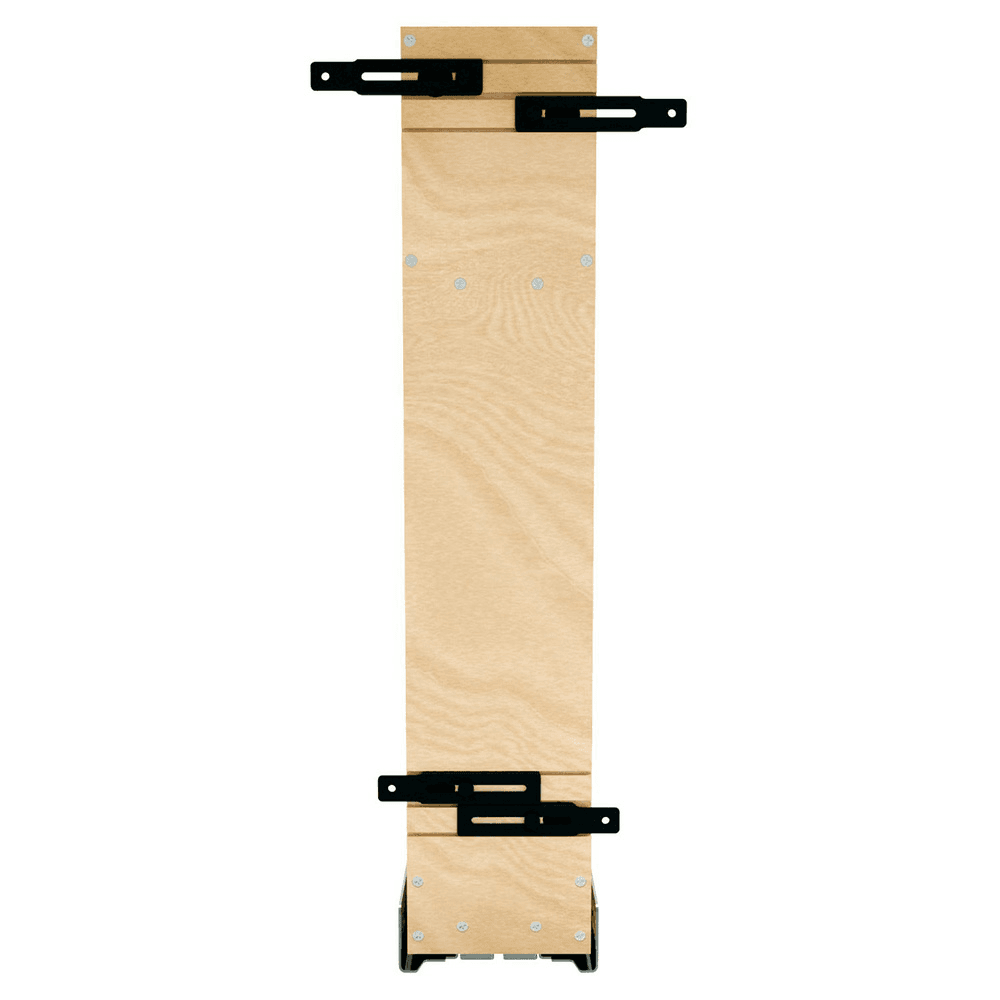5" Craftsman Utensil Pullout Organizer with Black Accents for 9" Base Cabinets, Light Brown Alt 2 - Image