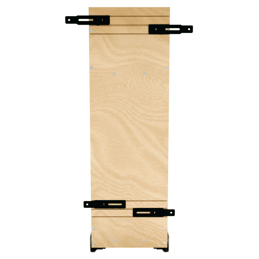 8" Craftsman Utensil Pullout Organizer with Black Accents for 12" Base Cabinets, Light Brown Alt 2 - Image