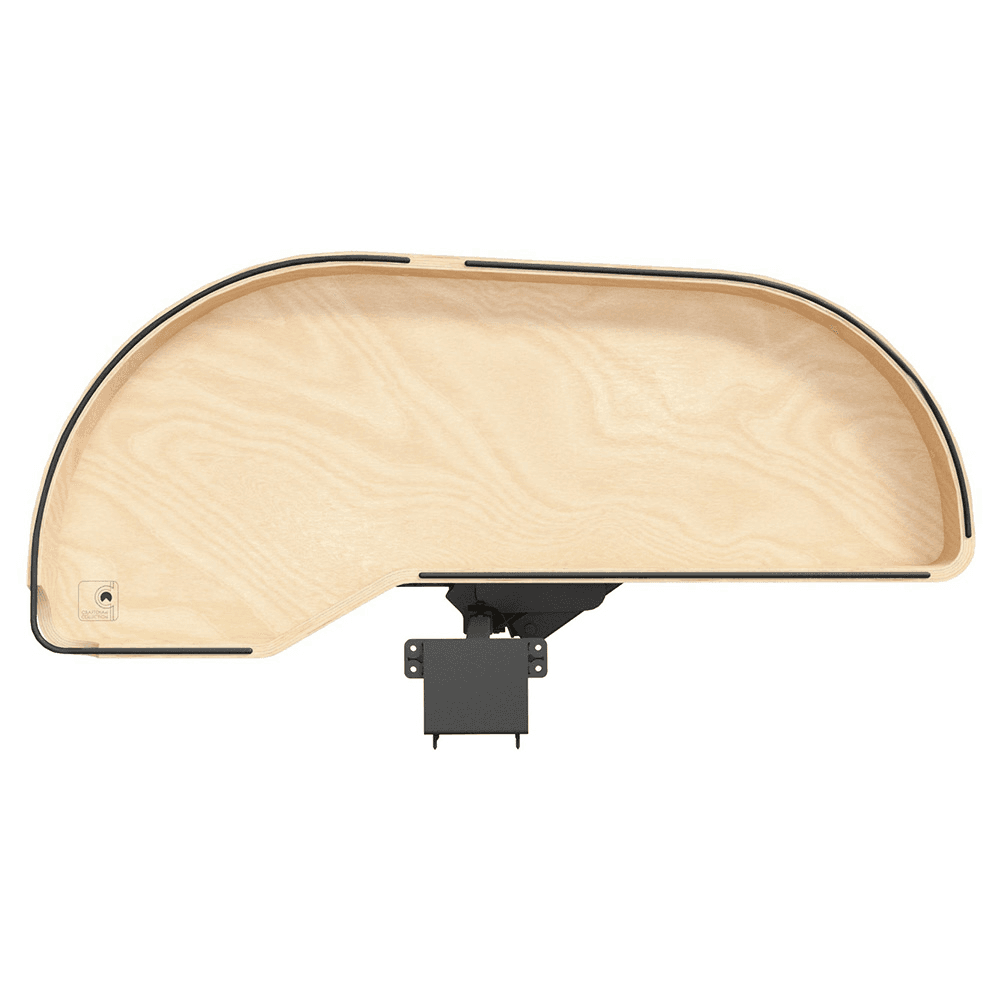 15" Two-Tier Craftsman Collection Girasolo with Soft-Close/Black Accents for Left Opening/Blind Right Corner Cabinet, Light Brown Alt 3 - Image