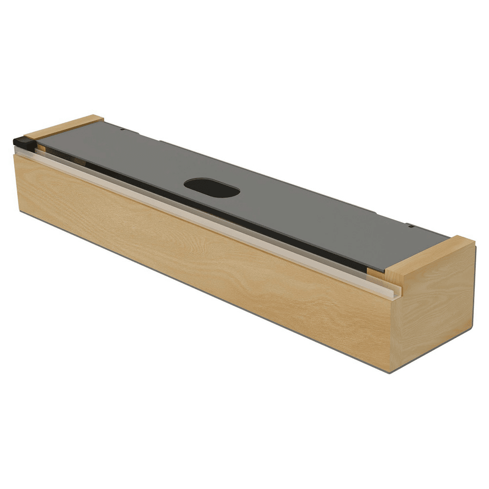 3-3/8" Foil Wrap Insert with Sliding Cutting Blade, Gray Main - Image