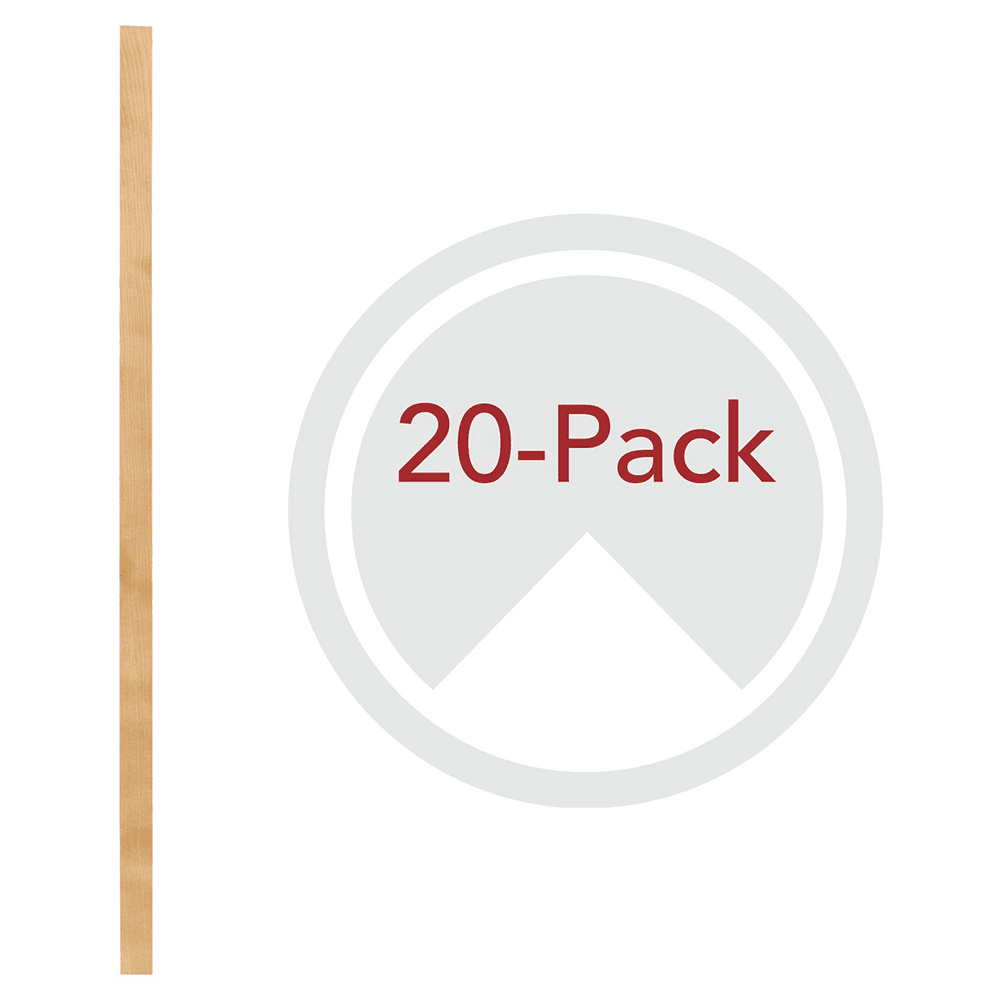 49-7/8" x 7/8" 4PILU Wood Pilaster System, Light Brown Main - Image