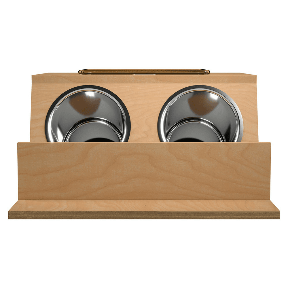 13-5/32" Vanity Drawer Insert with Stainless Steel Bin for 18" Vanity Base Cabinet Drawers, Brown Alt 2 - Image