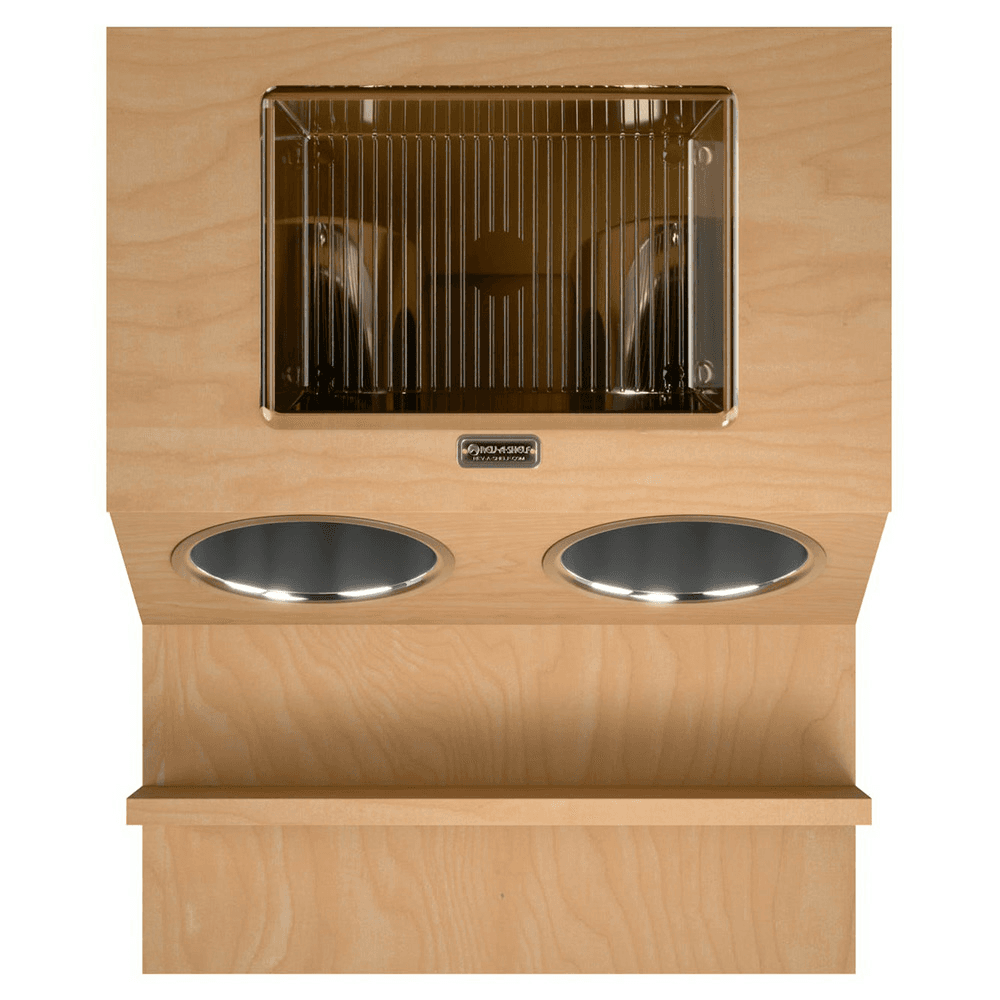 13-5/32" Vanity Drawer Insert with Stainless Steel Bin for 18" Vanity Base Cabinet Drawers, Brown Alt 3 - Image