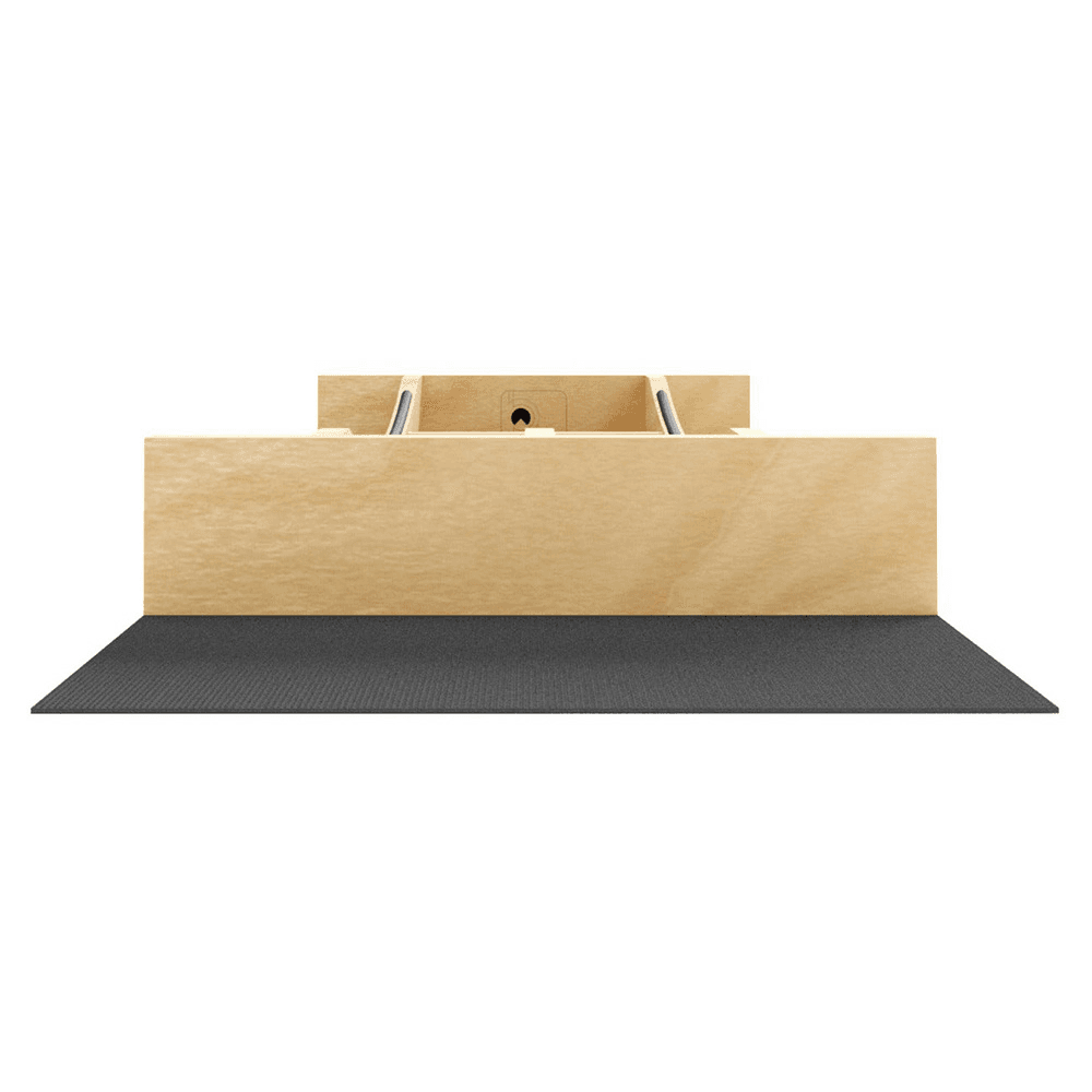 10-1/4" Craftsman Cutlery Drawer Insert with Black Accent, Light Brown Alt 2 - Image