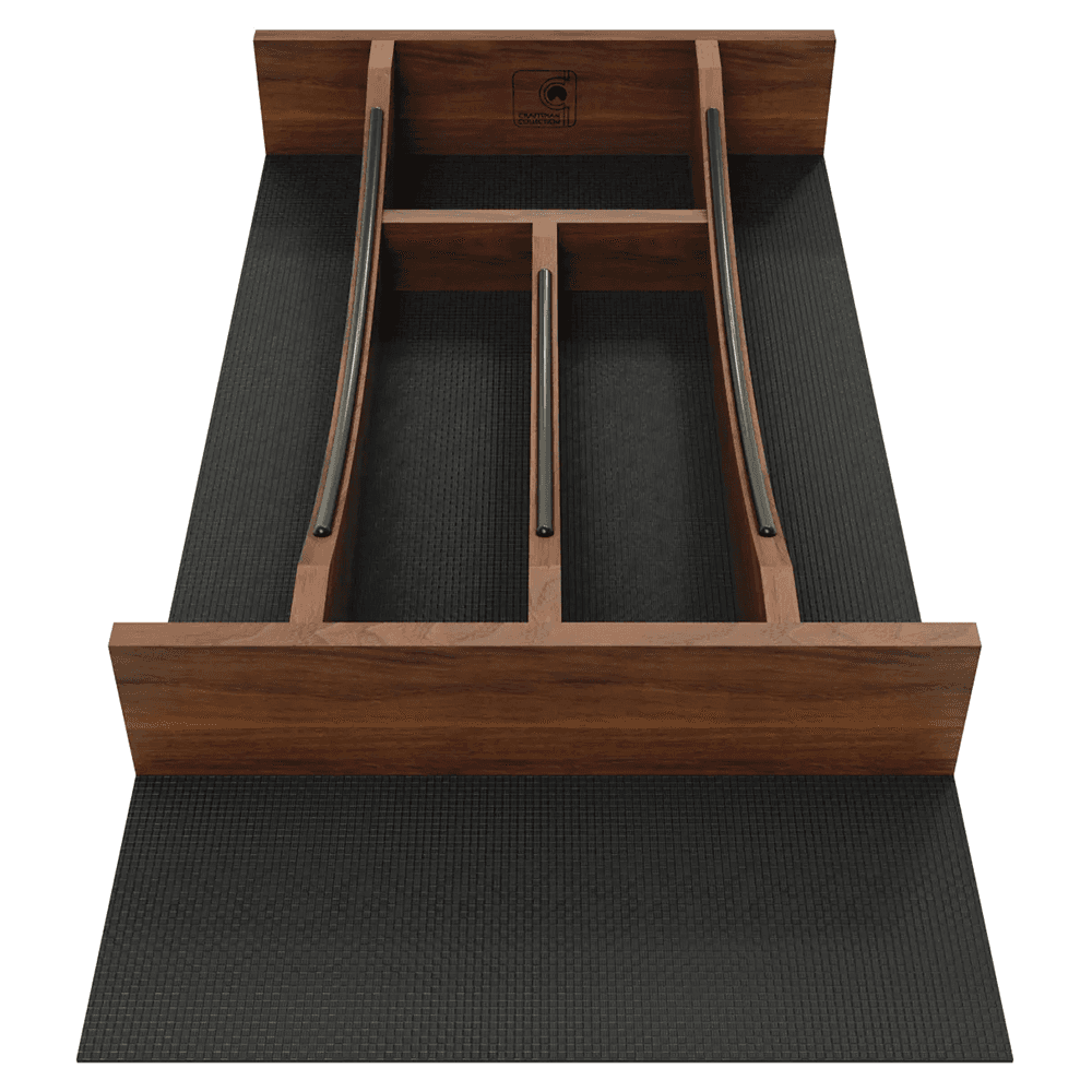 15" 4WCTCC Right Fit Cutlery Drawer Insert, Dark Brown Alt 2 - Image