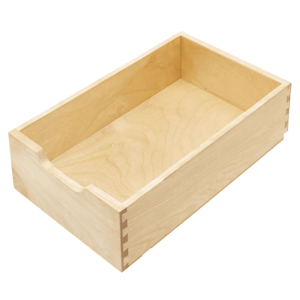11" 1-Tier Wood Pullout Drawer with BLUMOTION Soft-Closing, Semi-Gloss - Main Image