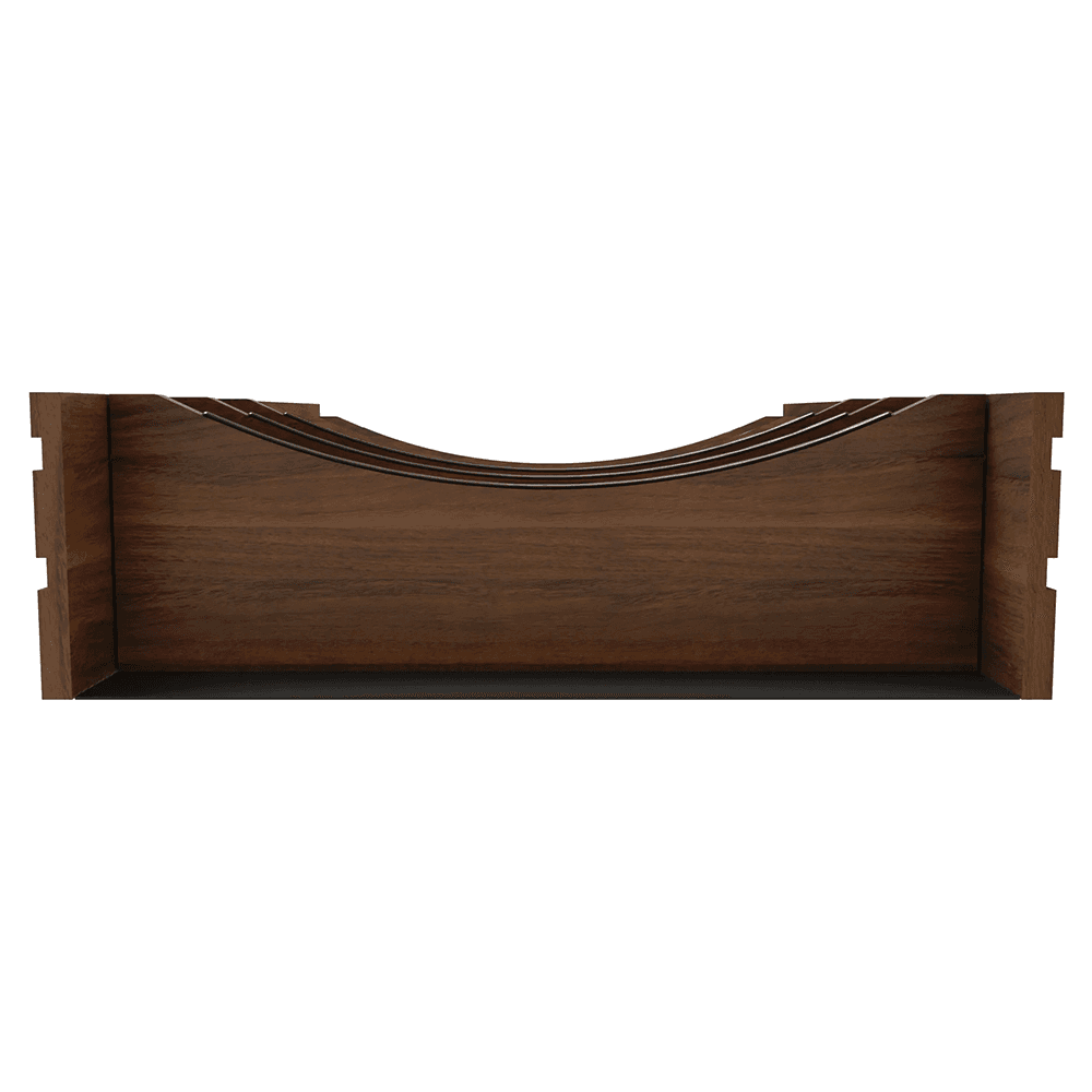 30" 4WDIVCC Deep Drawer Divider Insert, Dark Brown Alt 3 - Image