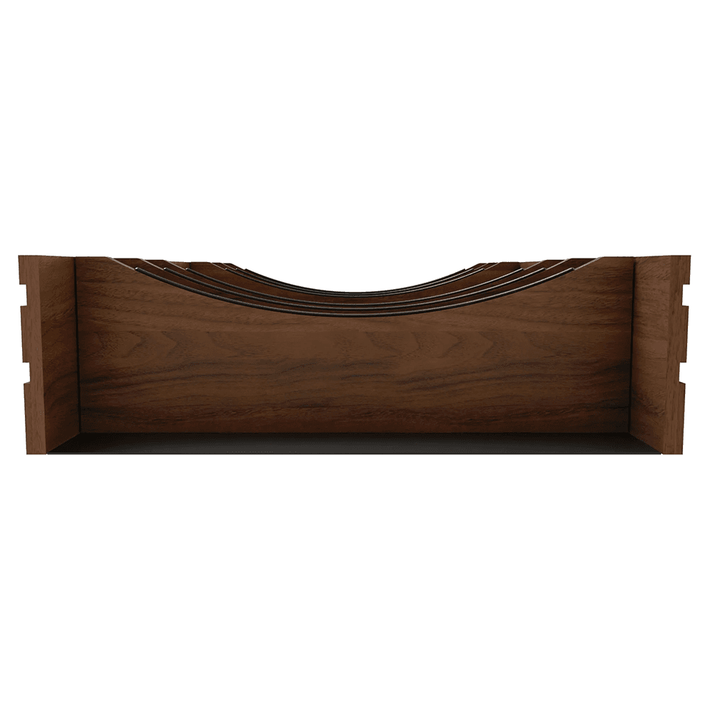 36" 4WDIVCC Deep Drawer Divider Insert, Dark Brown Alt 3 - Image
